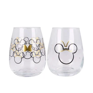ILUSION SET 2 VASOS DE CRISTAL 510 ML MINNIE