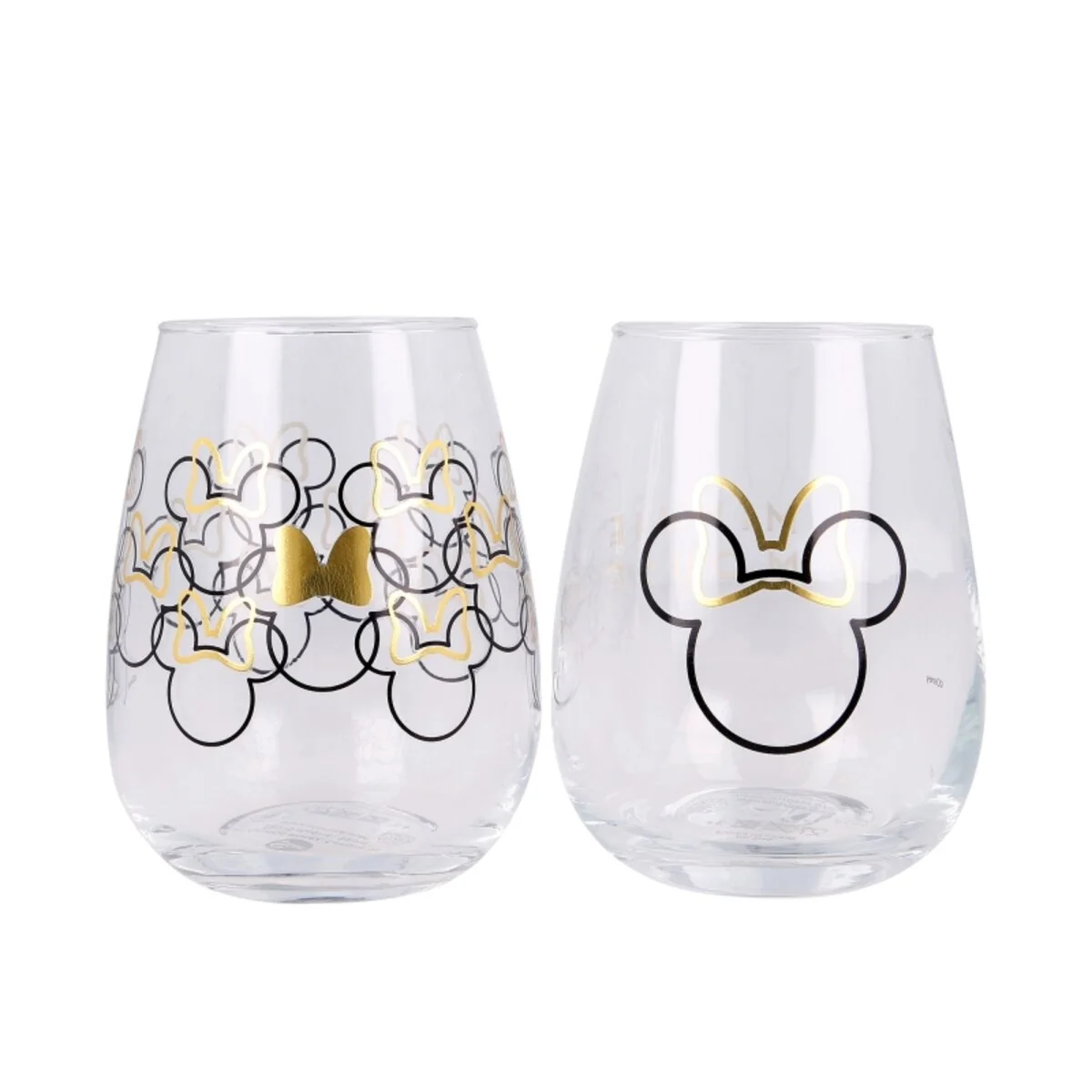 ILUSION SET 2 VASOS DE CRISTAL 510 ML MINNIE