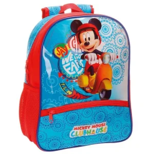 MOCHILA ADAPTABLE 33CM. MICKEY VESPA 33X27X10CM.