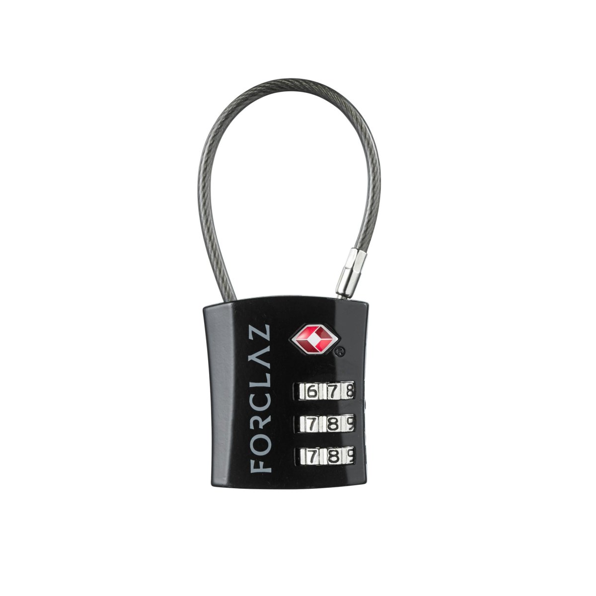 Candado con cable y código Forclaz TRAVEL TSA - Imagen 2