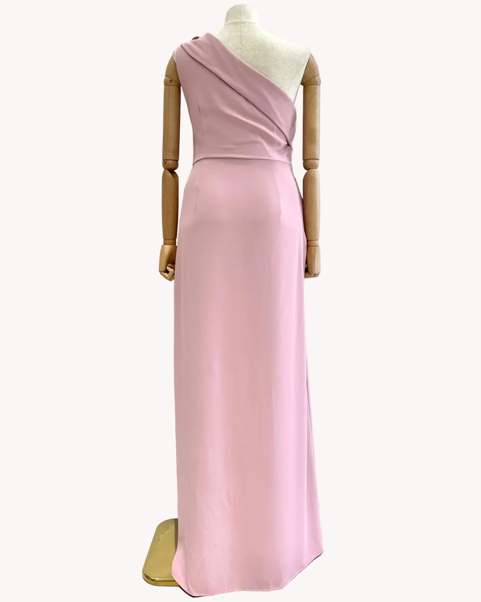 Vestido Rosaura Rosa palo - Imagen 5