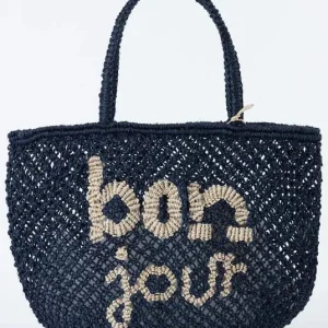 Bolso de yute "Bon Jour"