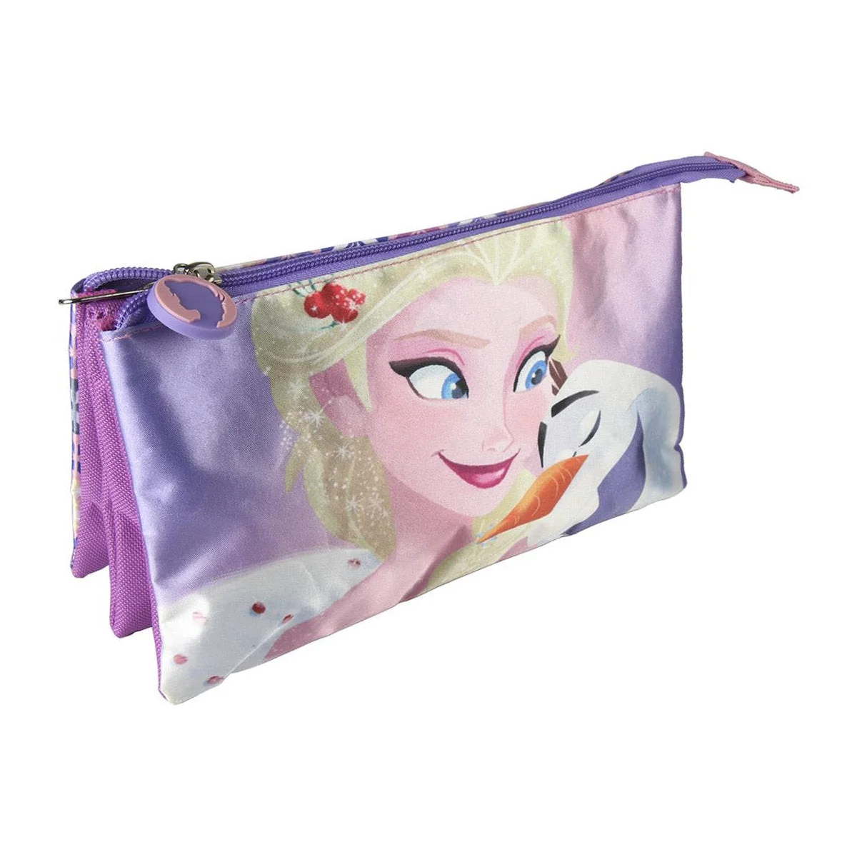 ESTUCHE PORTATODO 3 COMPARTIMENTOS FROZEN DISNEY - Imagen 2