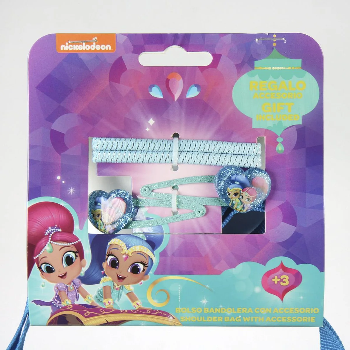 BOLSO ASAS SHIMMER & SHINE CON ACCESORIOS 27X21X9 - Imagen 4