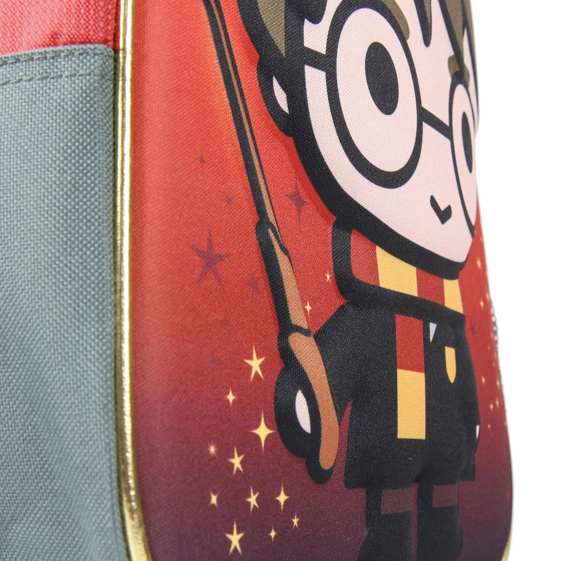 MOCHILA INFANTIL 3D HARRY POTTER HOGWARTS 31X25X10 - Imagen 5