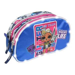 NECESER 2 OMPARTIMENTOS LUCES LOL SURPRISE 22X13X7