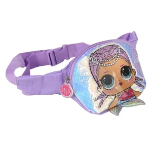 RIÑONERA LOL SURPRISE SIRENA BRILLO 33X12X10CM