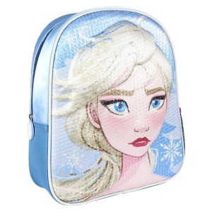 MOCHILA INFANTIL 3D LENTEJUELAS FROZEN II 26X31X10