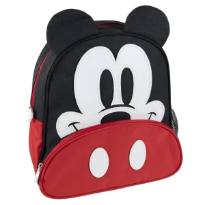 MOCHILA INFANTIL ESCOLAR APLIC MICKEY 25.5x30x10CM