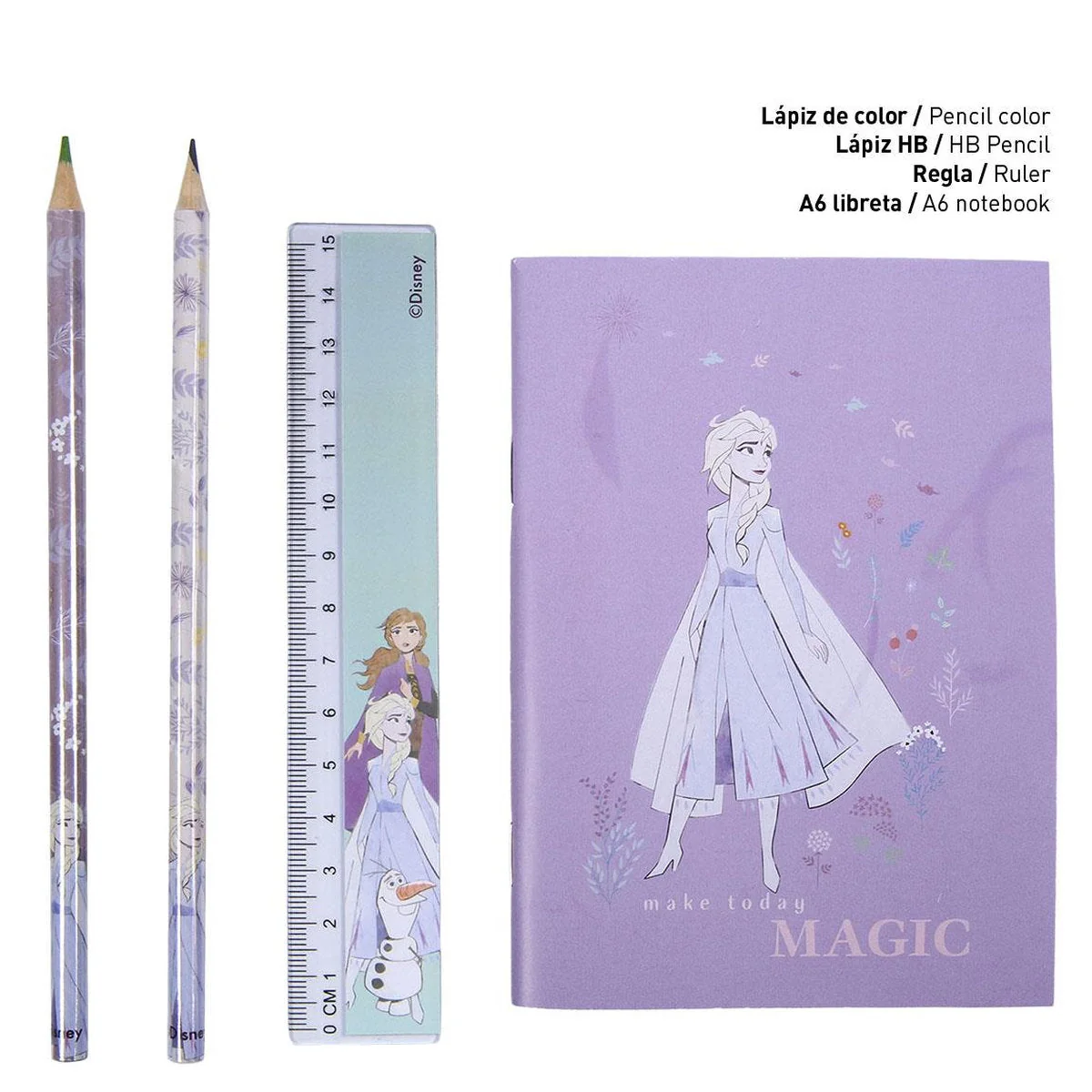 SET DE PAPELERIA ESCOLAR FROZEN - Imagen 2