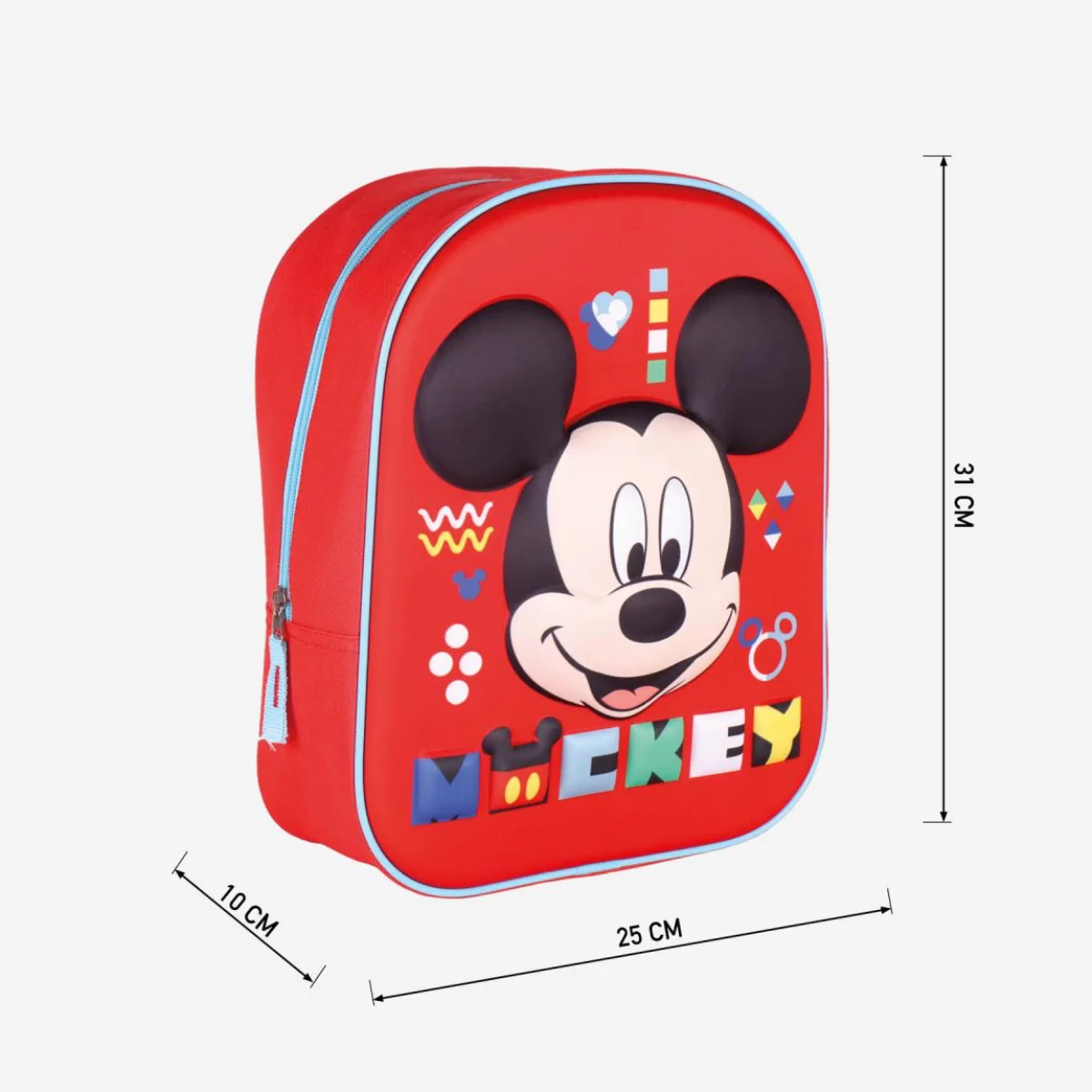 MOCHILA INFANTIL 3D MICKEY 31 X 25 X10 CM - Imagen 5