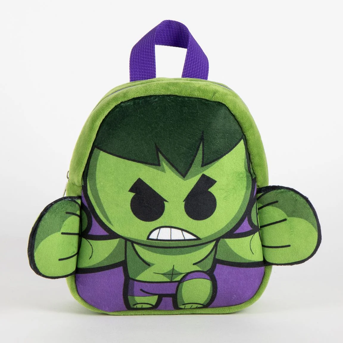 MOCHILA GUARDERIA PERSONAJE PELUCHE AVENGERS HULK - Imagen 4