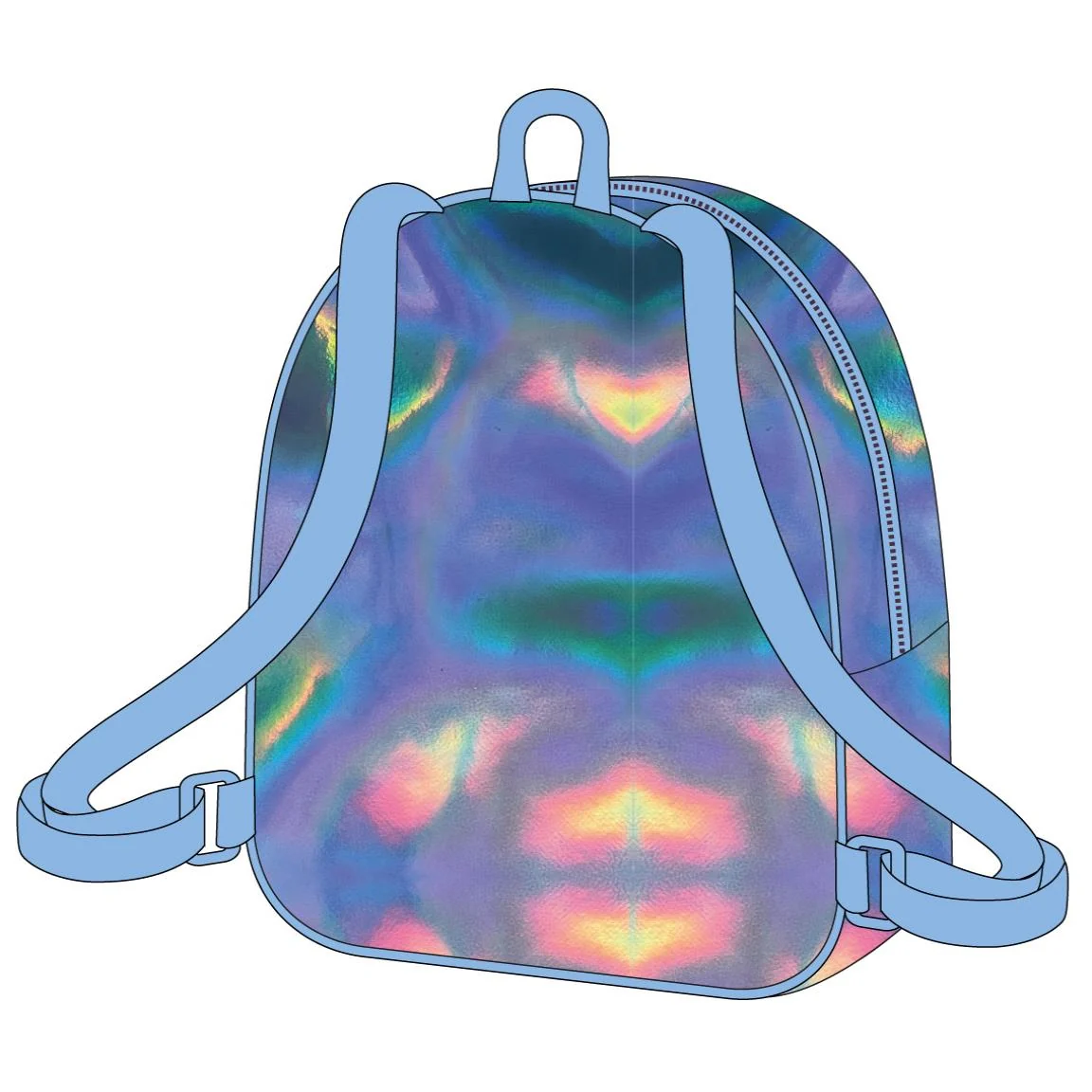 MOCHILA CASUAL IRIDISCENTE STITCH - Imagen 3