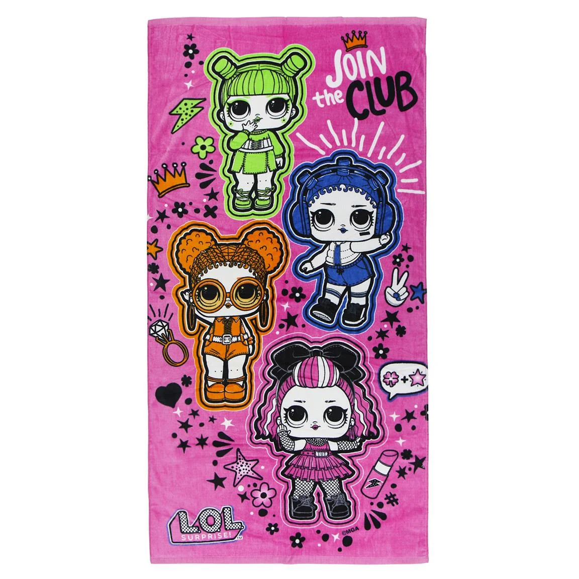 TOALLA PLAYA LOL SURPRISE 100% ALGODON 70X140CM - Imagen 2