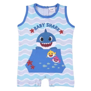 PACK 6 PELELE SINGLE JERSEY BABY SHARK T3-24 MESES
