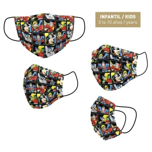 MASCARILLA INFANTIL  HOMOLOG DC COMIC