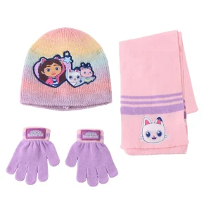CONJUNTO 3 PIEZAS BUFANDA GABBY´S DOLLHOUSE