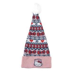 GORRO PUNTO NAVIDEÑO HELLO KITTY