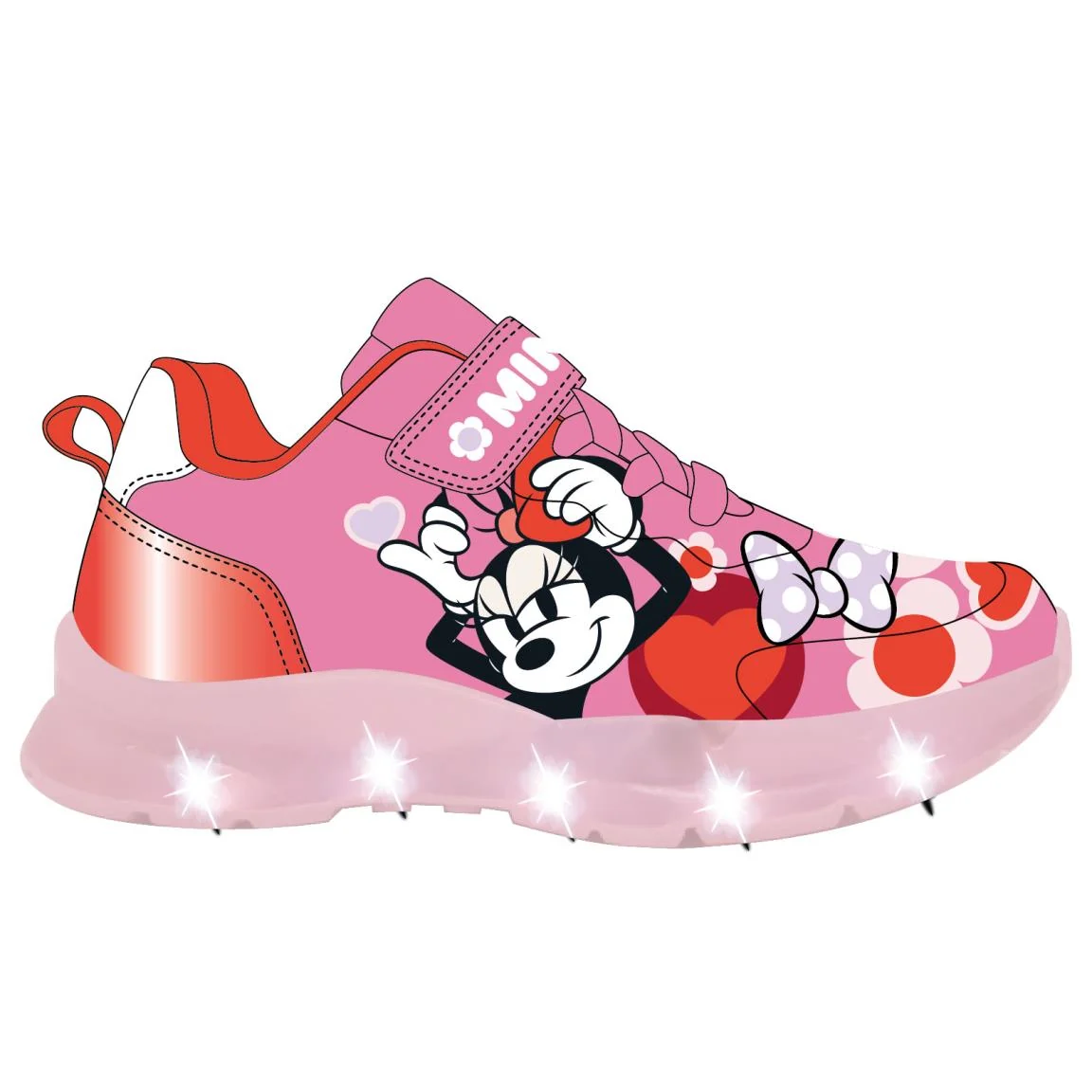 DEPORTIVA SUELA TPR CON LUCES MINNIE - Imagen 2