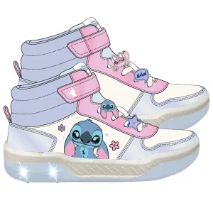 DEPORTIVA SUELA PVC CON LUCES BASKETBALL STITCH