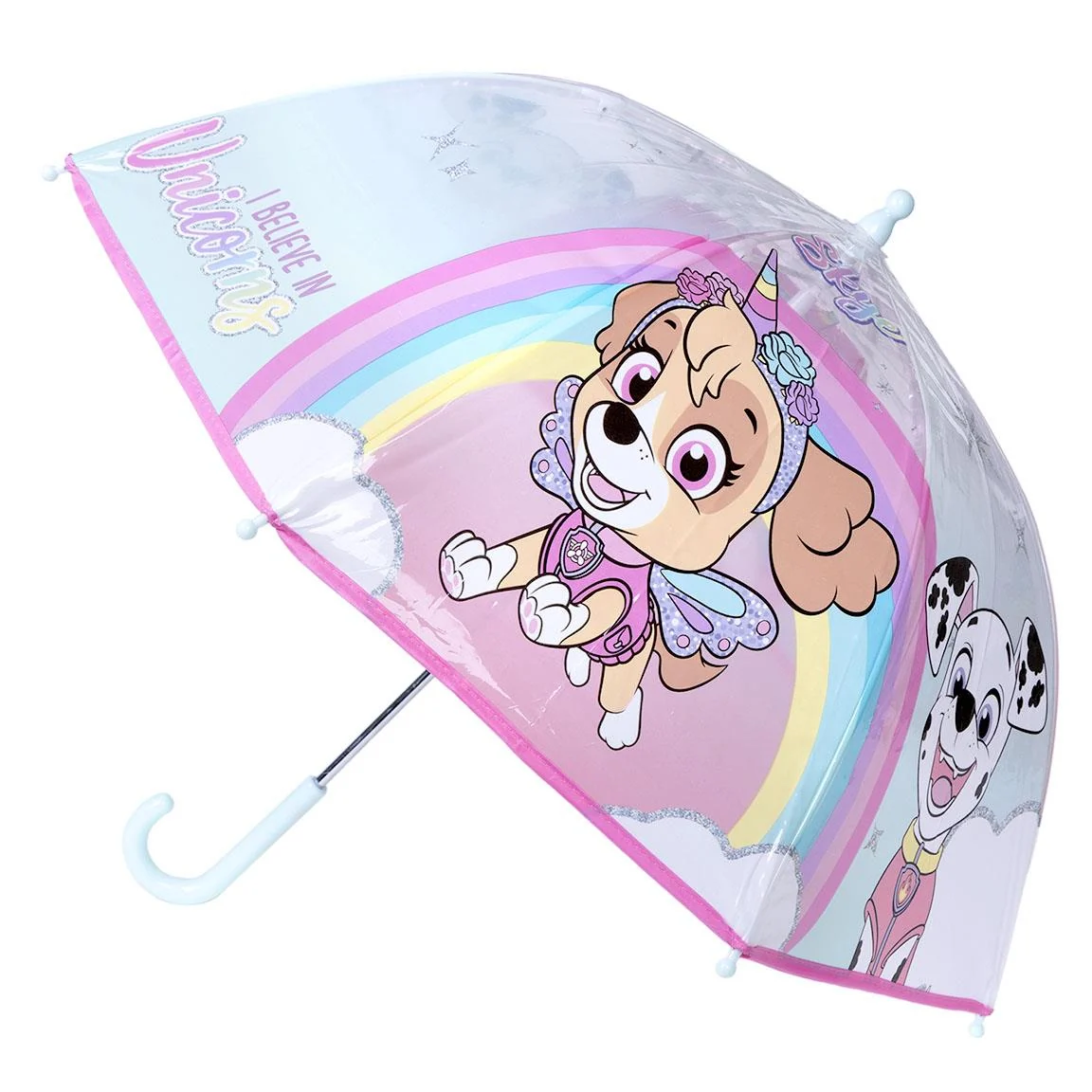 PARAGUAS MANUAL POE BURBUJA PAW PATROL SKYE - Imagen 2