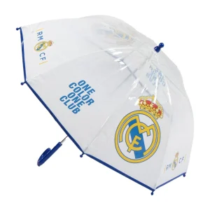 PARAGUAS MANUAL POE BURBUJA REAL MADRID