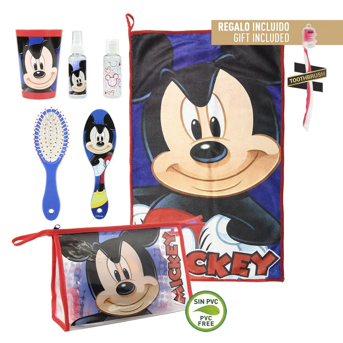 SET NECESER ASEO COMEDOR/ VIAJE MICKEY DISNEY 5 PZ - Imagen 7