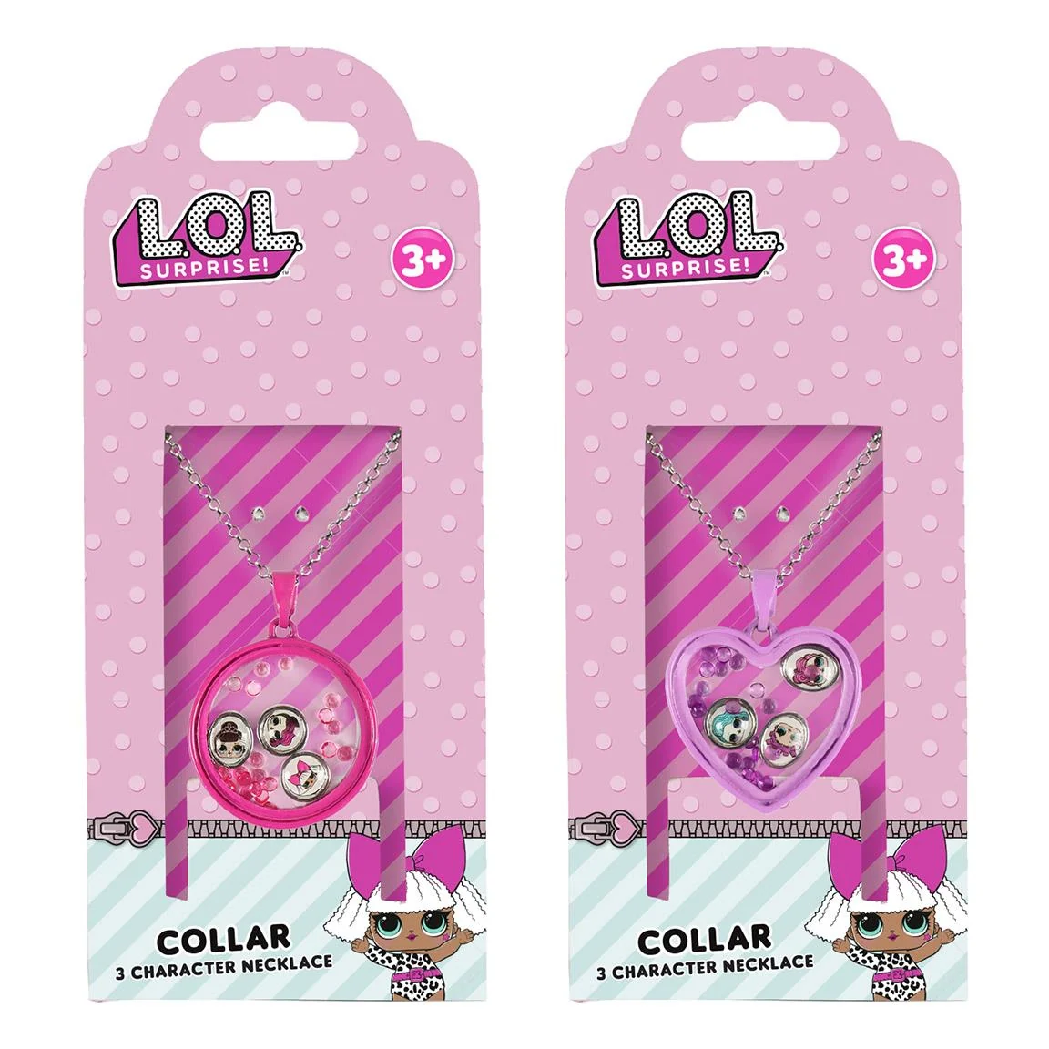 SET COLLAR CON COLGANTE CON CHARMS LOL SURPRISE - Imagen 2