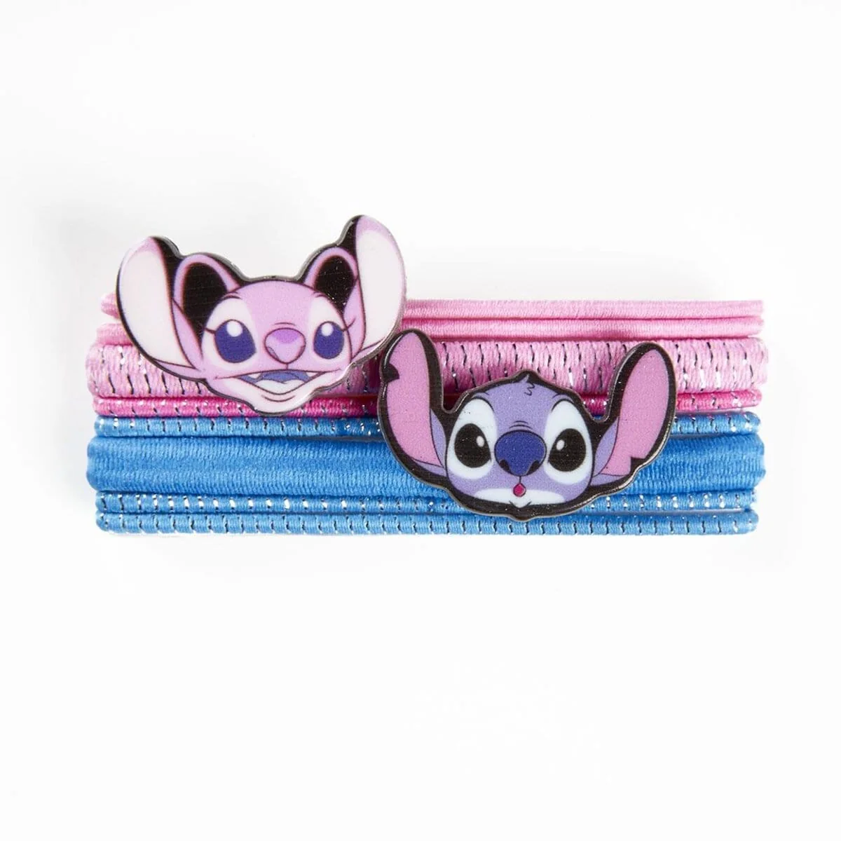 ACCESORIOS PELO ELÁSTICOS 8 PIEZAS STITCH - Imagen 3
