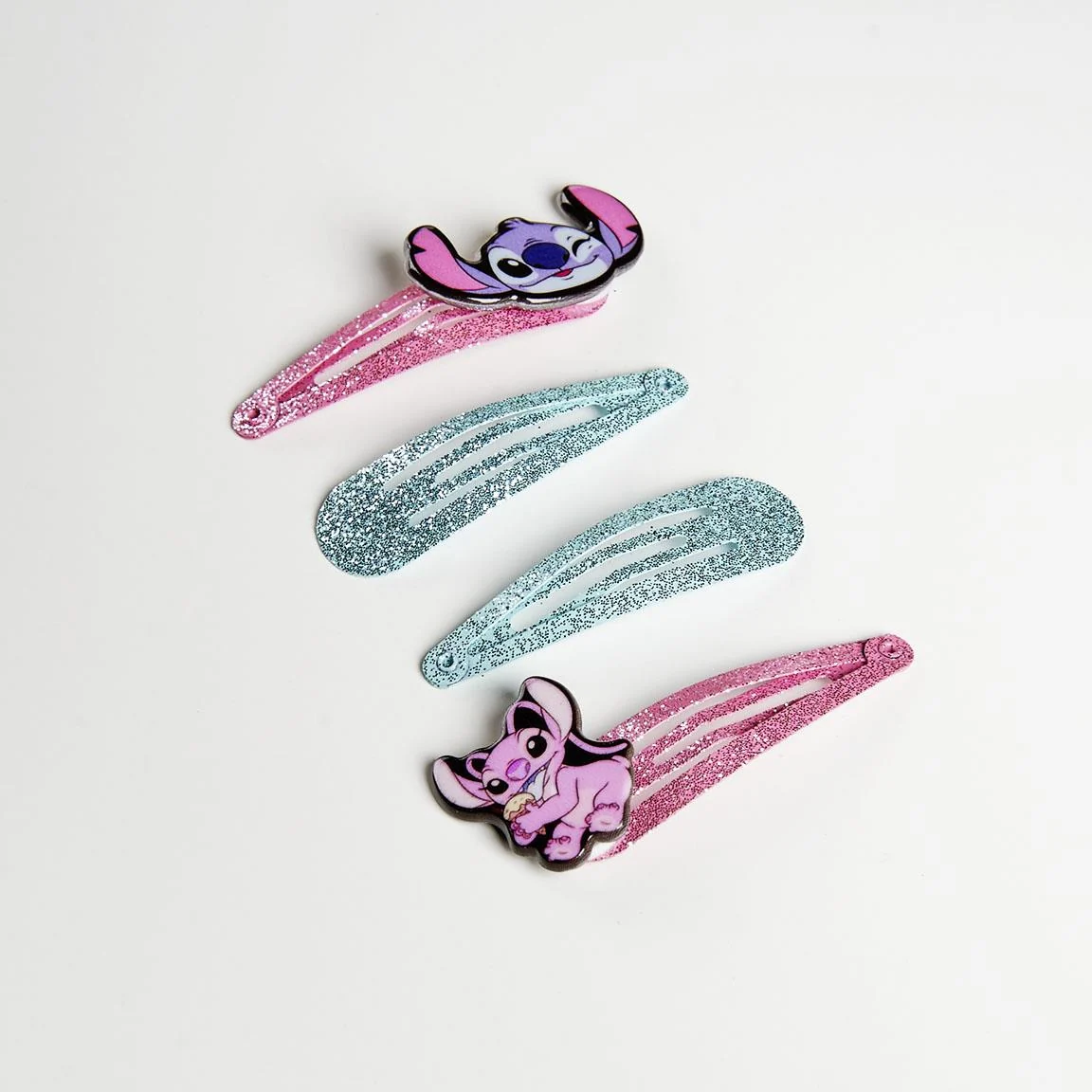 ACCESORIO PELO ELASTICO CLIPS 4 PIEZAS STITCH - Imagen 3