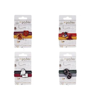 ACCESORIOS PELO ELASTICOS HARRY POTTER 4 PIEZAS