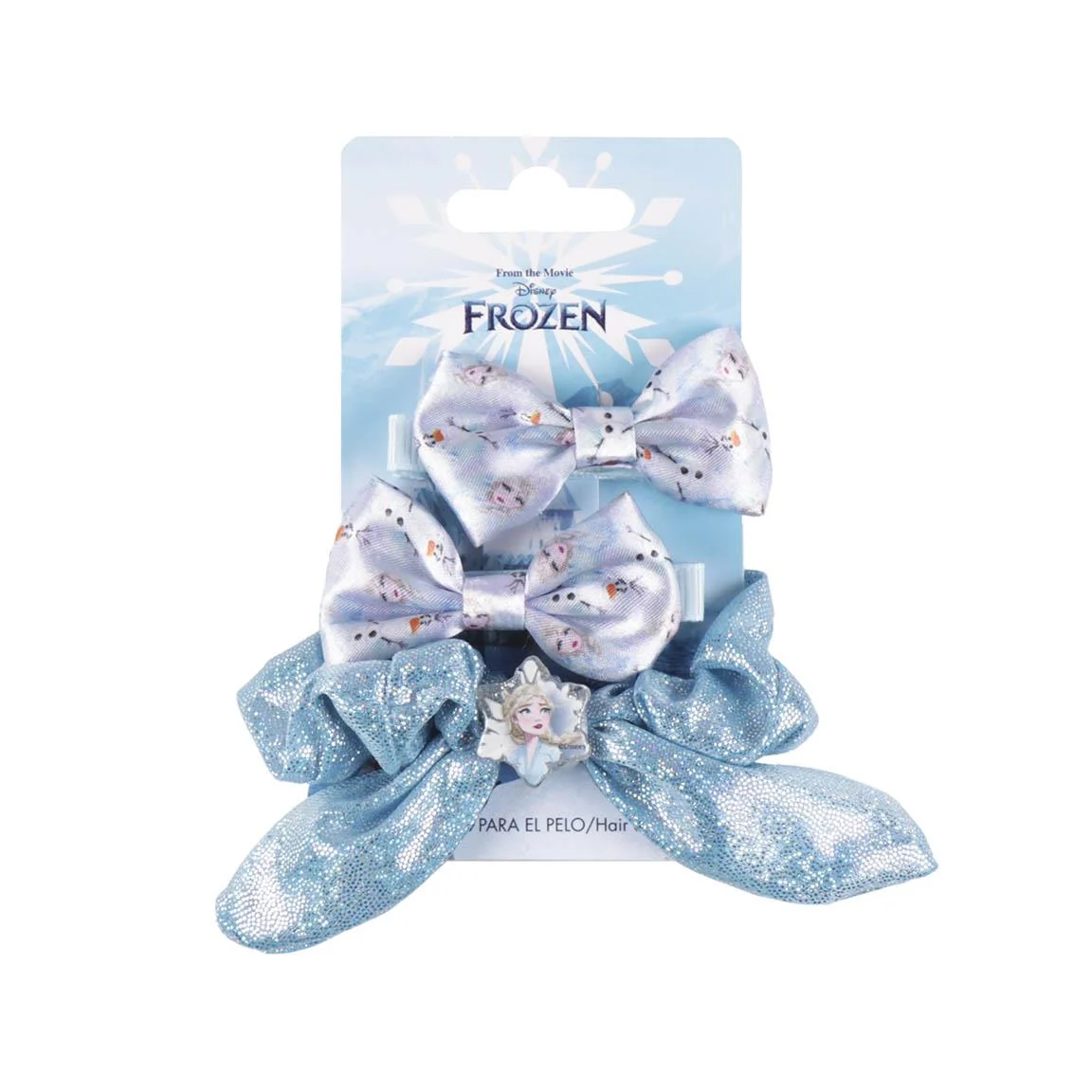 ACCESORIOS PELO LAZOS 3 PIEZAS FROZEN - Imagen 2