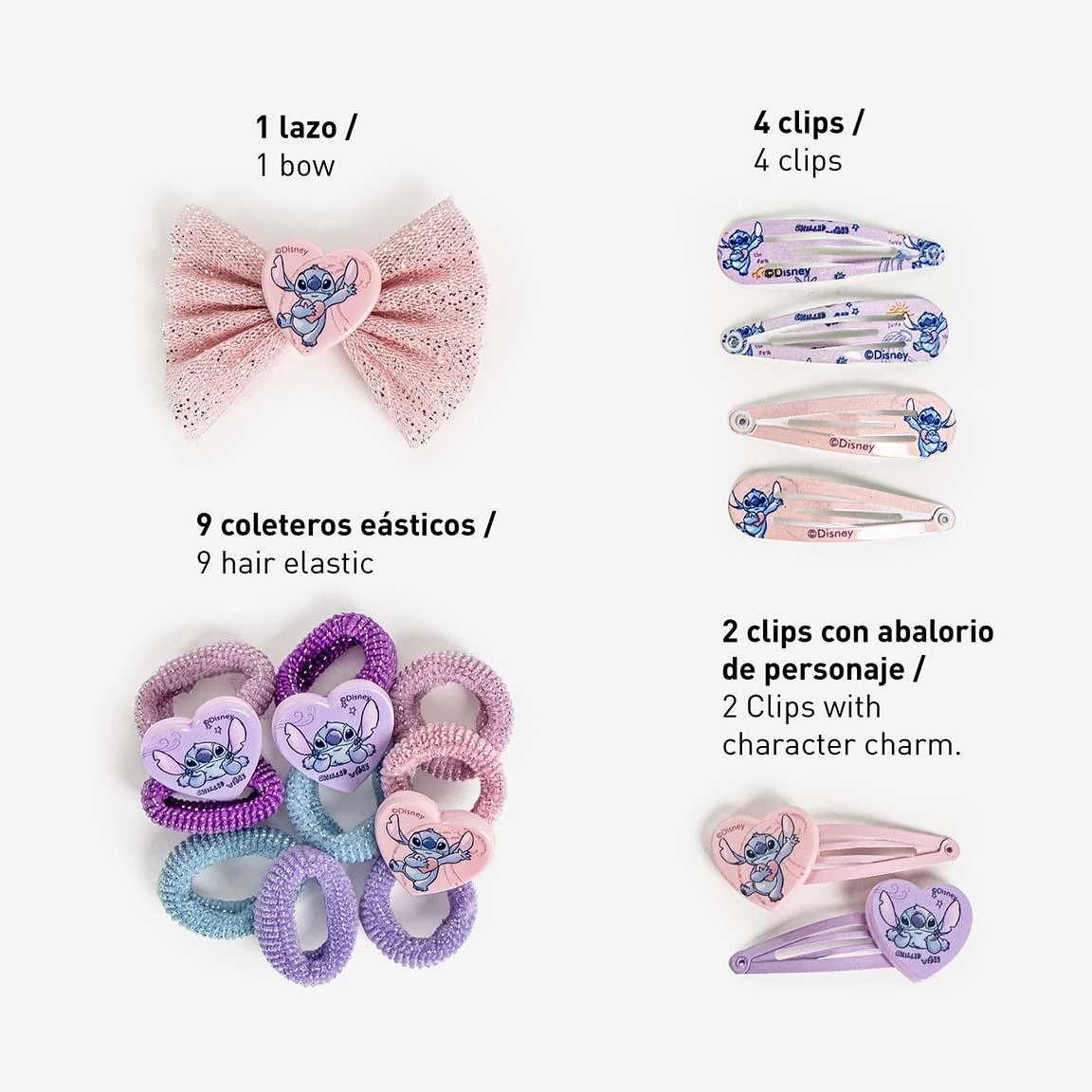 SET DE BELLEZA BOLSITO MOCHILA STITCH - Imagen 4