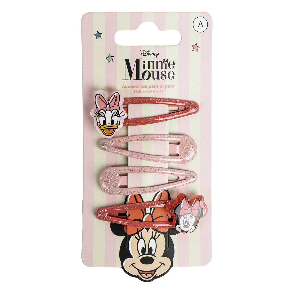 ACCESORIOS PELO CLIPS 4 PIEZAS MINNIE - Imagen 2