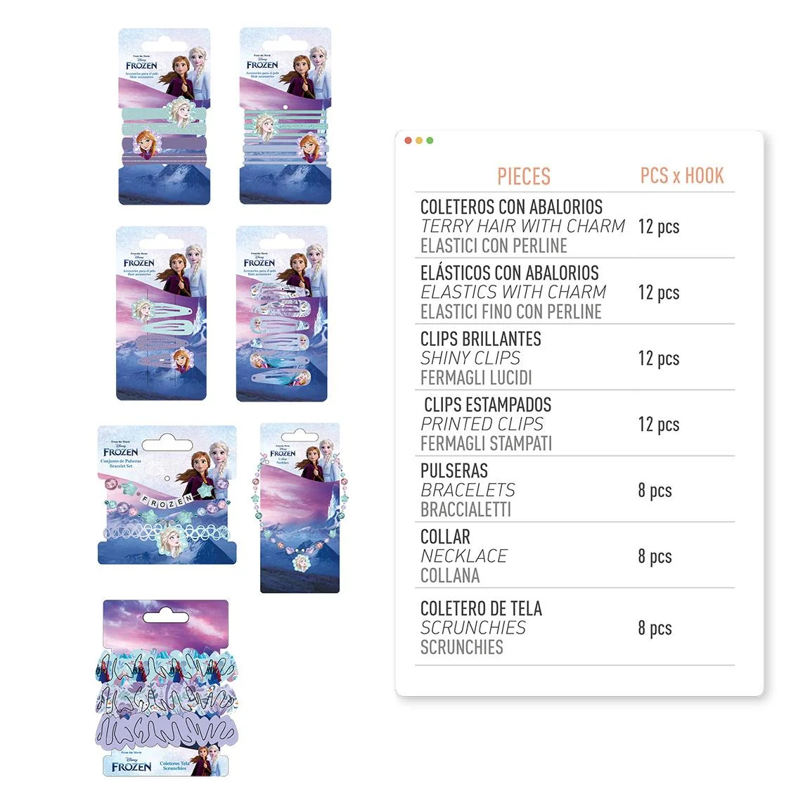 ACCESORIOS PELO DISPLAY FROZEN - Imagen 3