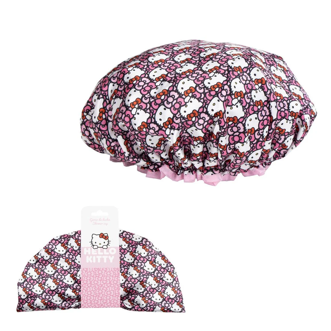 GORRO DUCHA HELLO KITTY