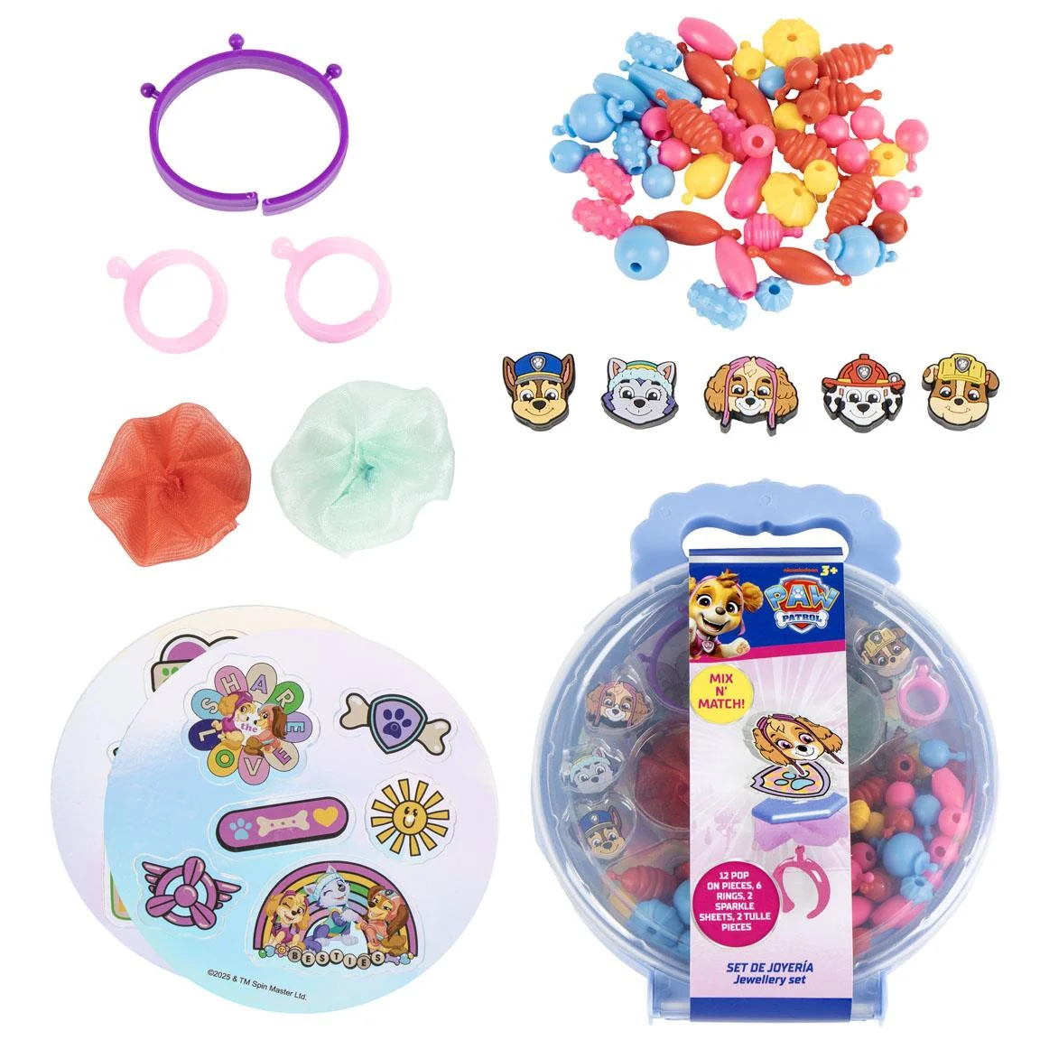 SET DE BELLEZA DIY JOYERO PAW PATROL
