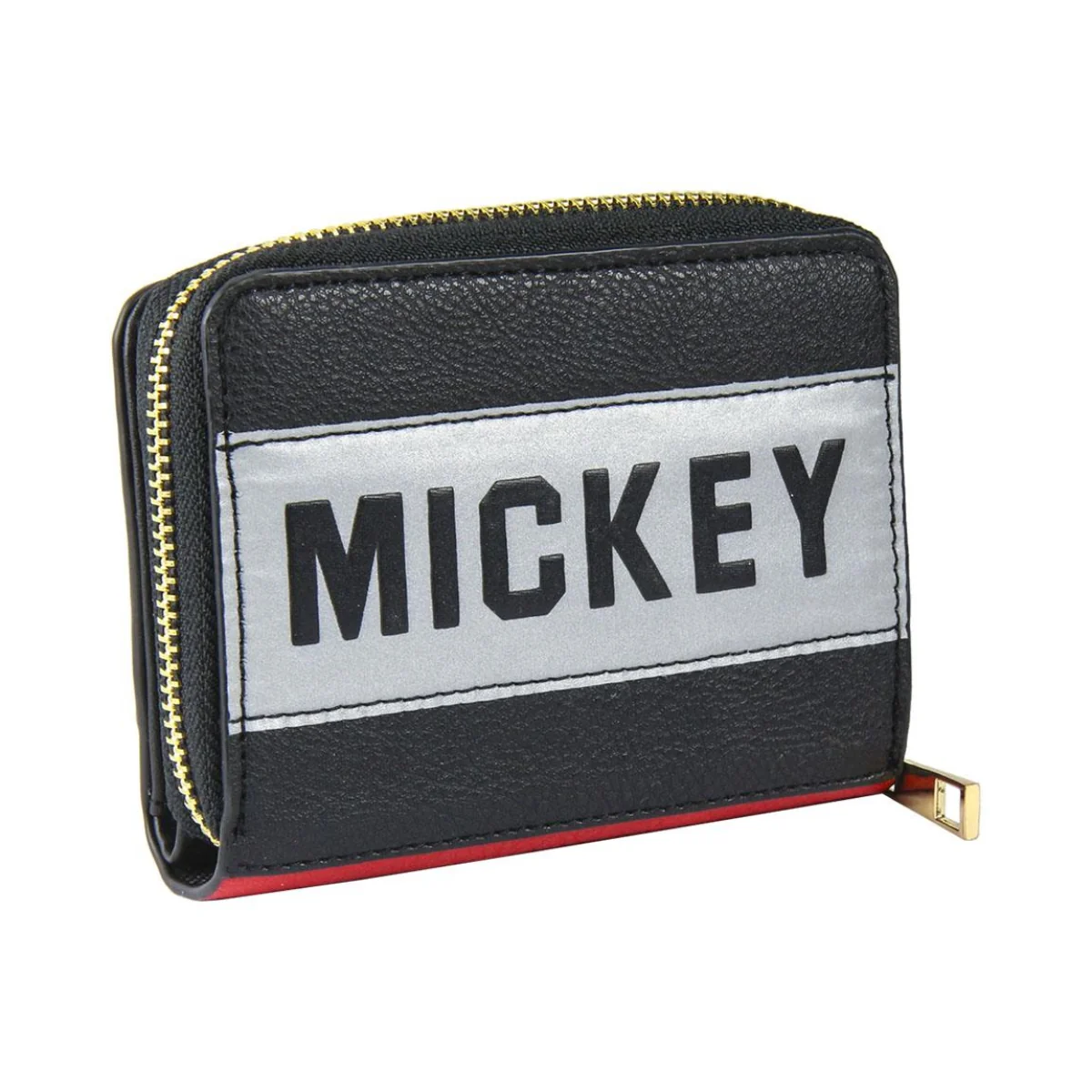 CARTERA TARJETERO POLIPIEL MICKEY 12X9X3CM