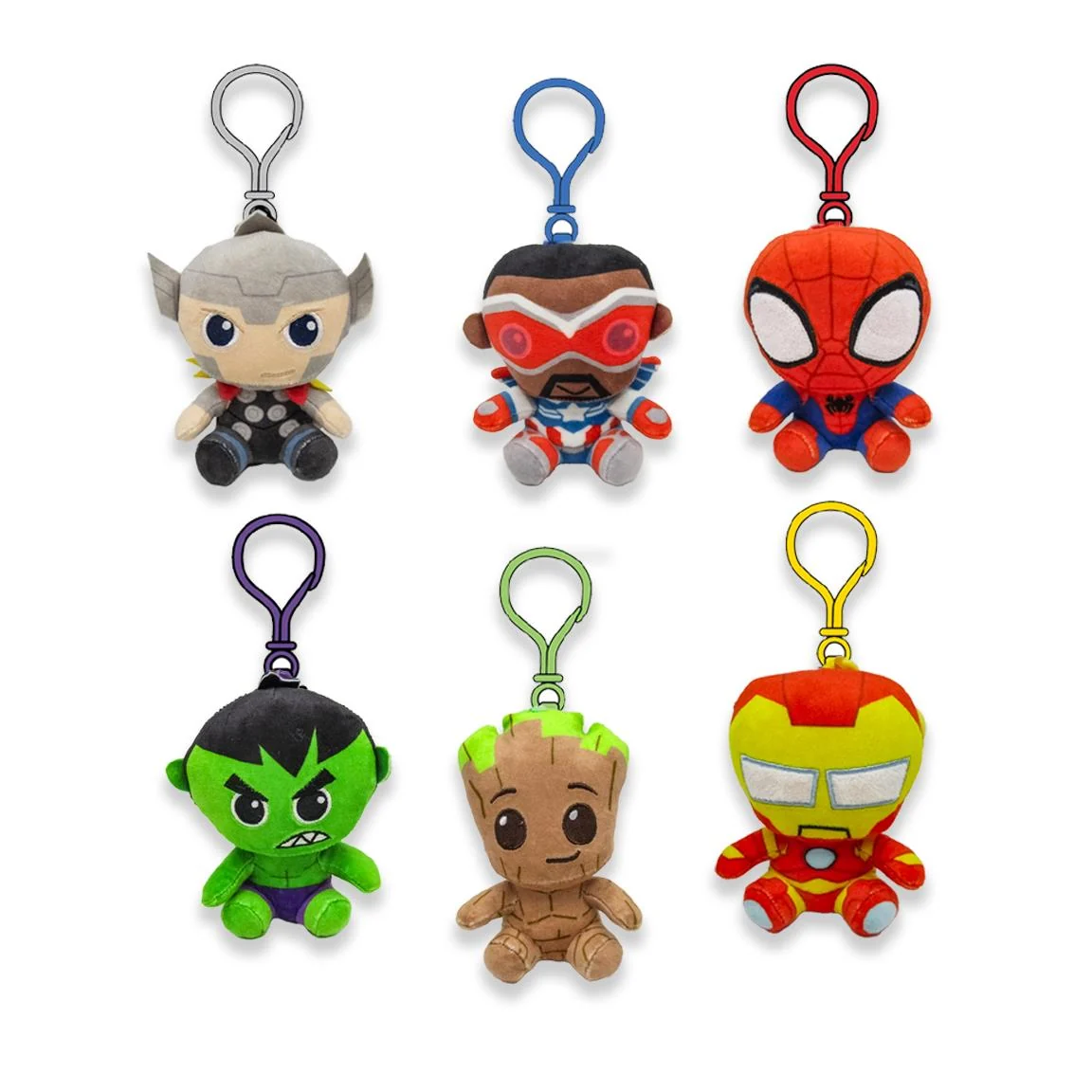 BAG CLIP 24 PIEZAS MARVEL