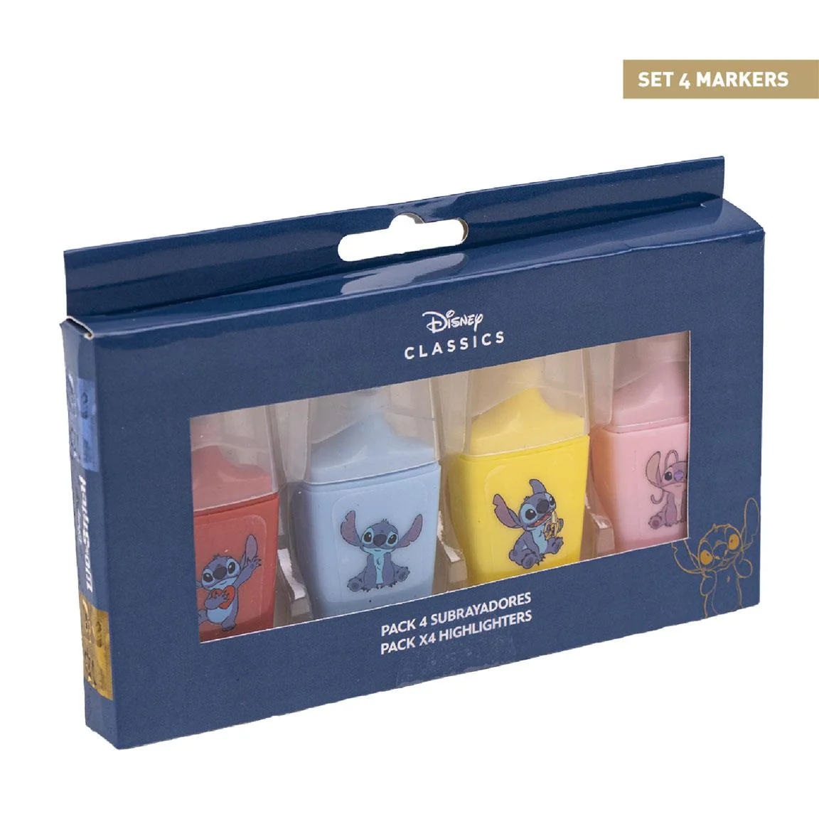 SUBRAYADORES PACK x4 STITCH - Imagen 2
