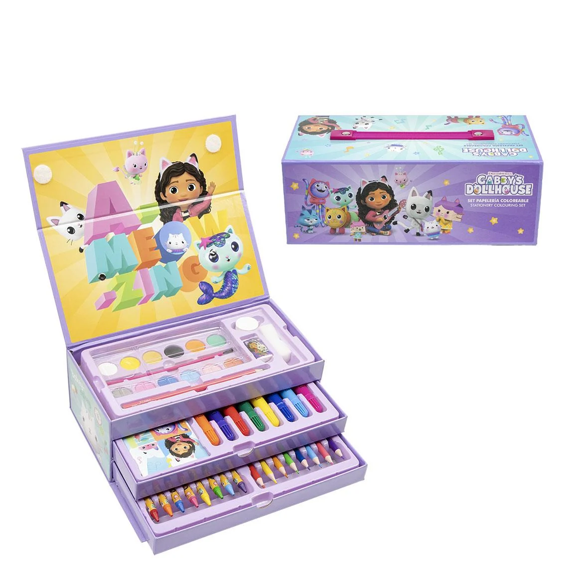 SET COLOREABLE MALETIN GABBY´S DOLLHOUSE - Imagen 2