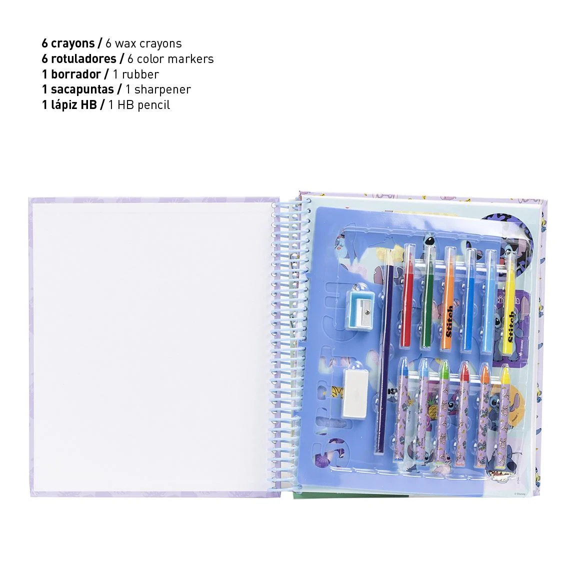 ALBUM ACTIVIDADES COLOREABLE STITCH - Imagen 4