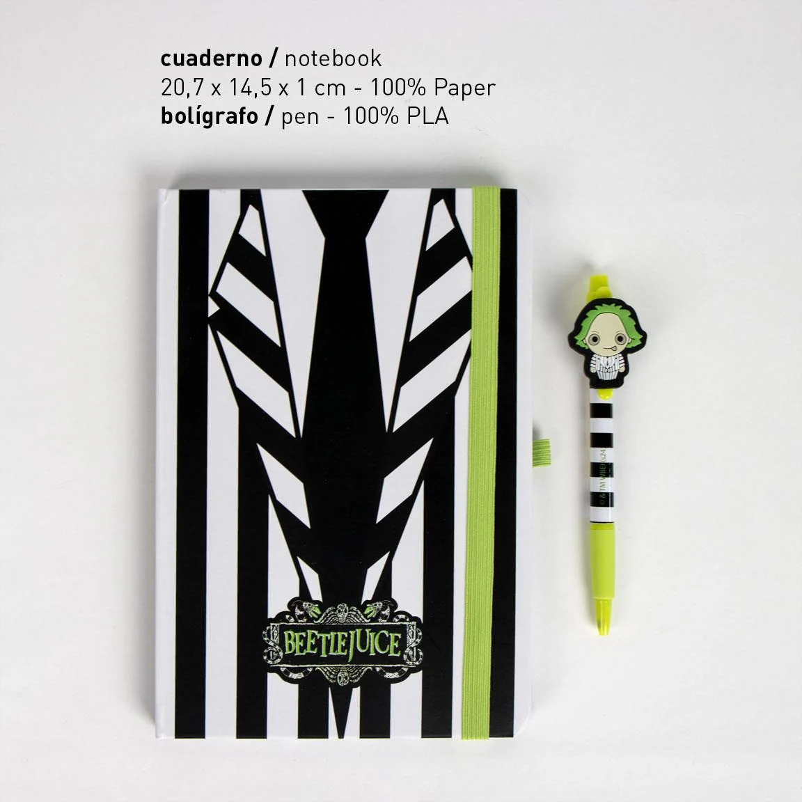 SET DE PAPELERIA BOLIGRAFO BEETLEJUICE - Imagen 3
