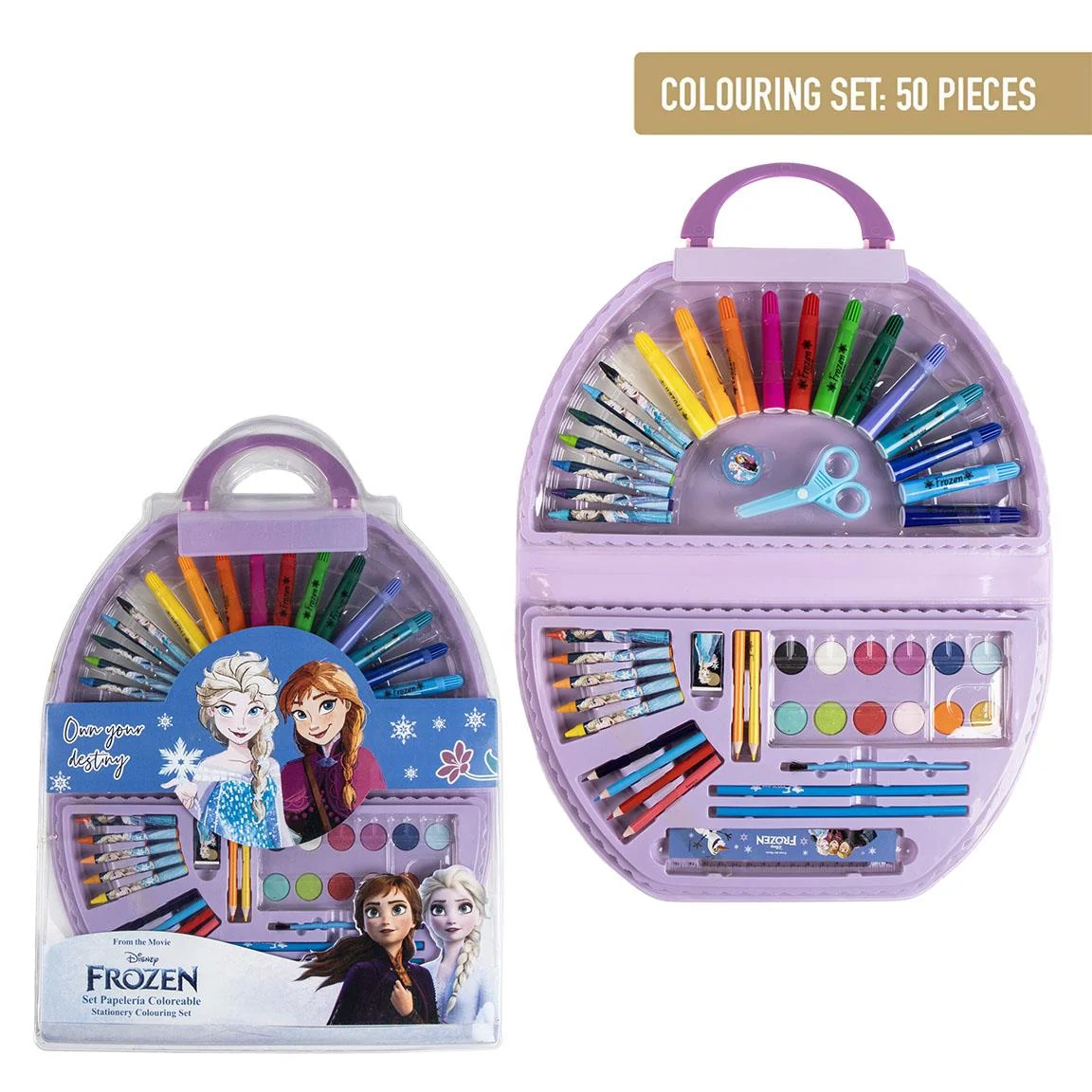 SET COLOREABLE 50 PIEZAS FROZEN - Imagen 2