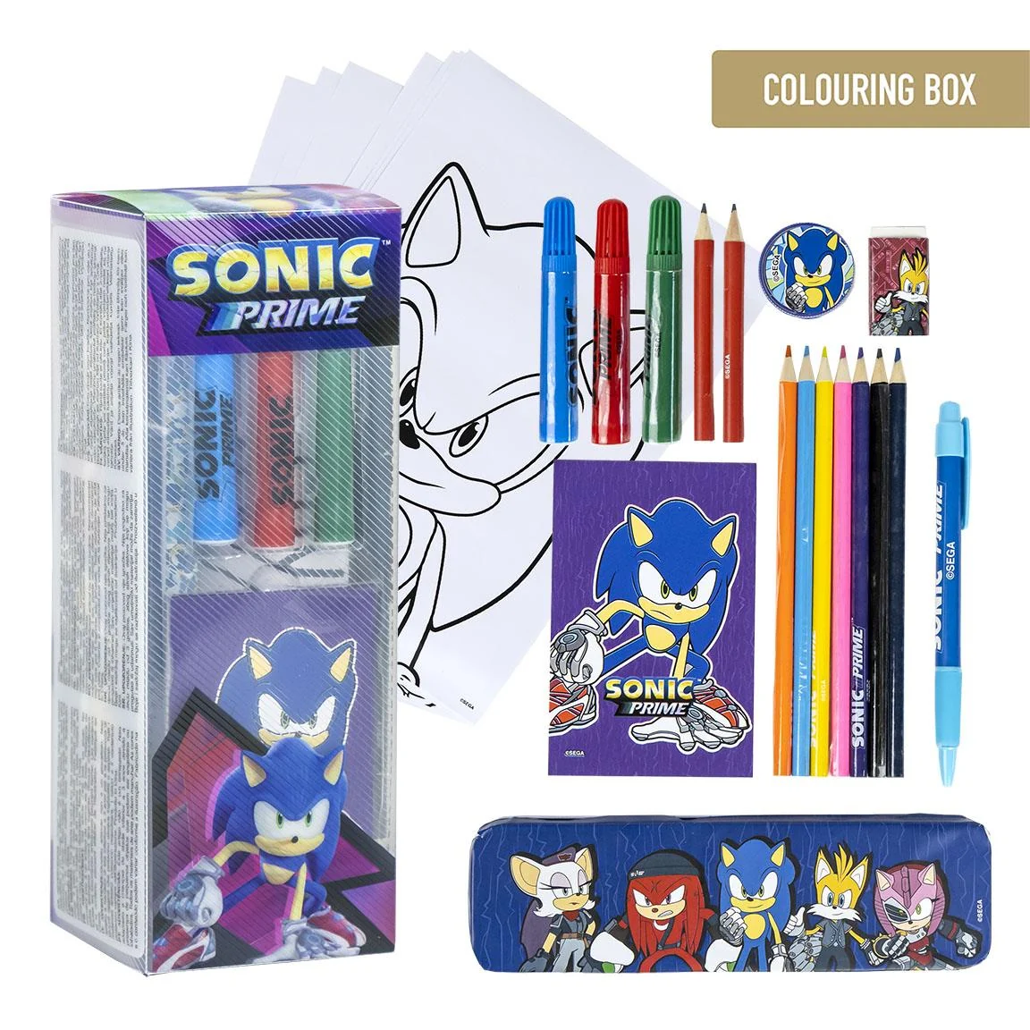 SET COLOREABLE SONIC PRIME