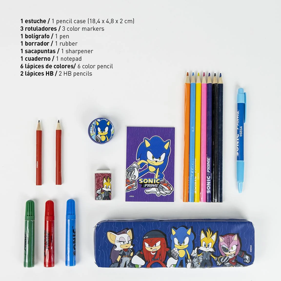 SET COLOREABLE SONIC PRIME - Imagen 3