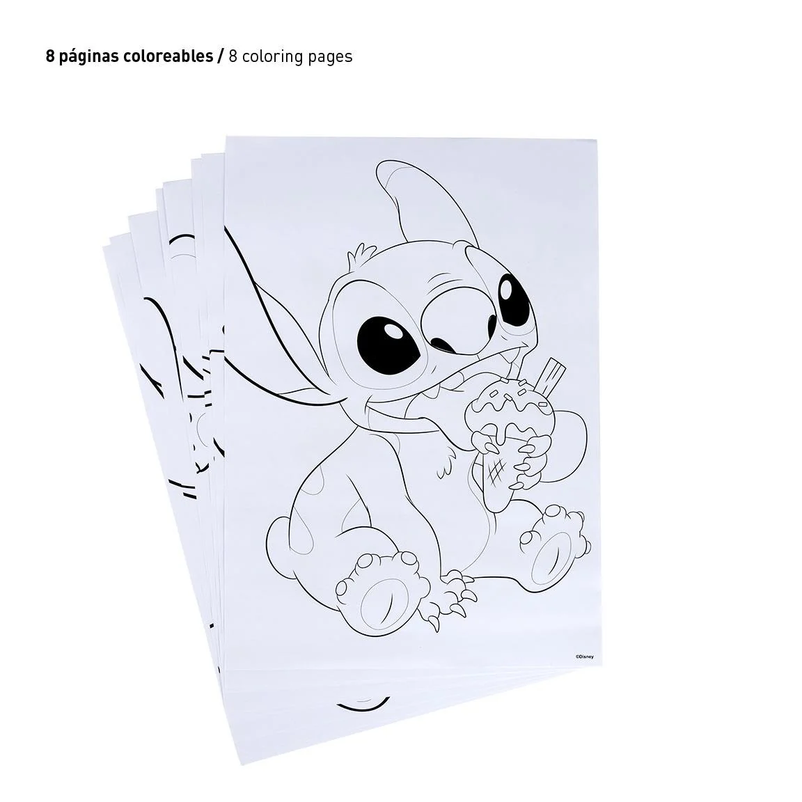 SET PAPELERÍA COLOREABLE STITCH - Imagen 4