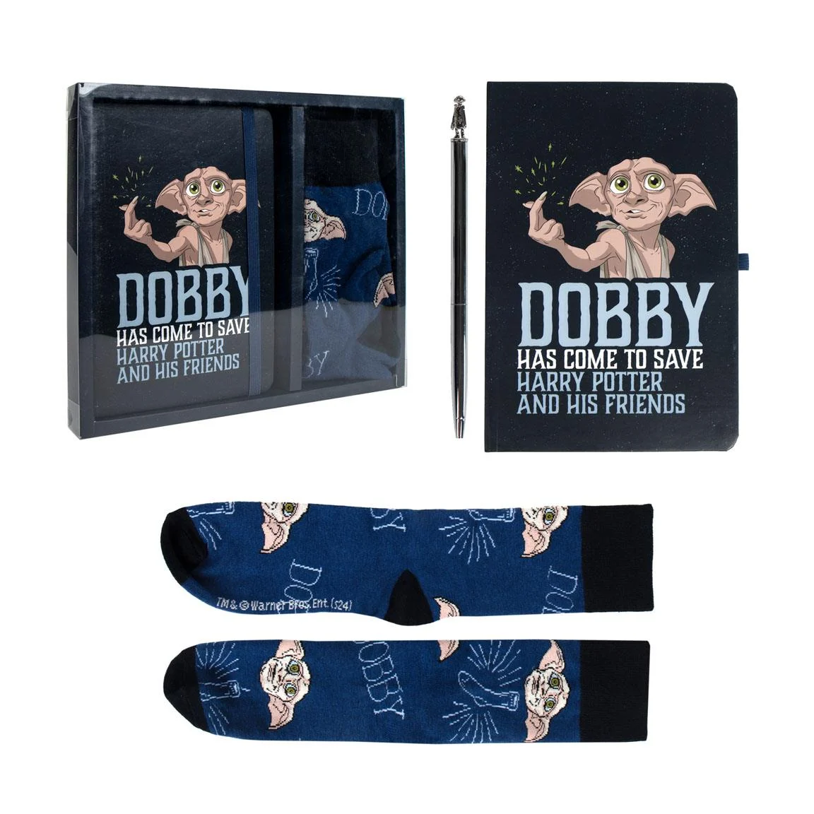 SET DE PAPELERIA CALCETIN HARRY POTTER DOBBY