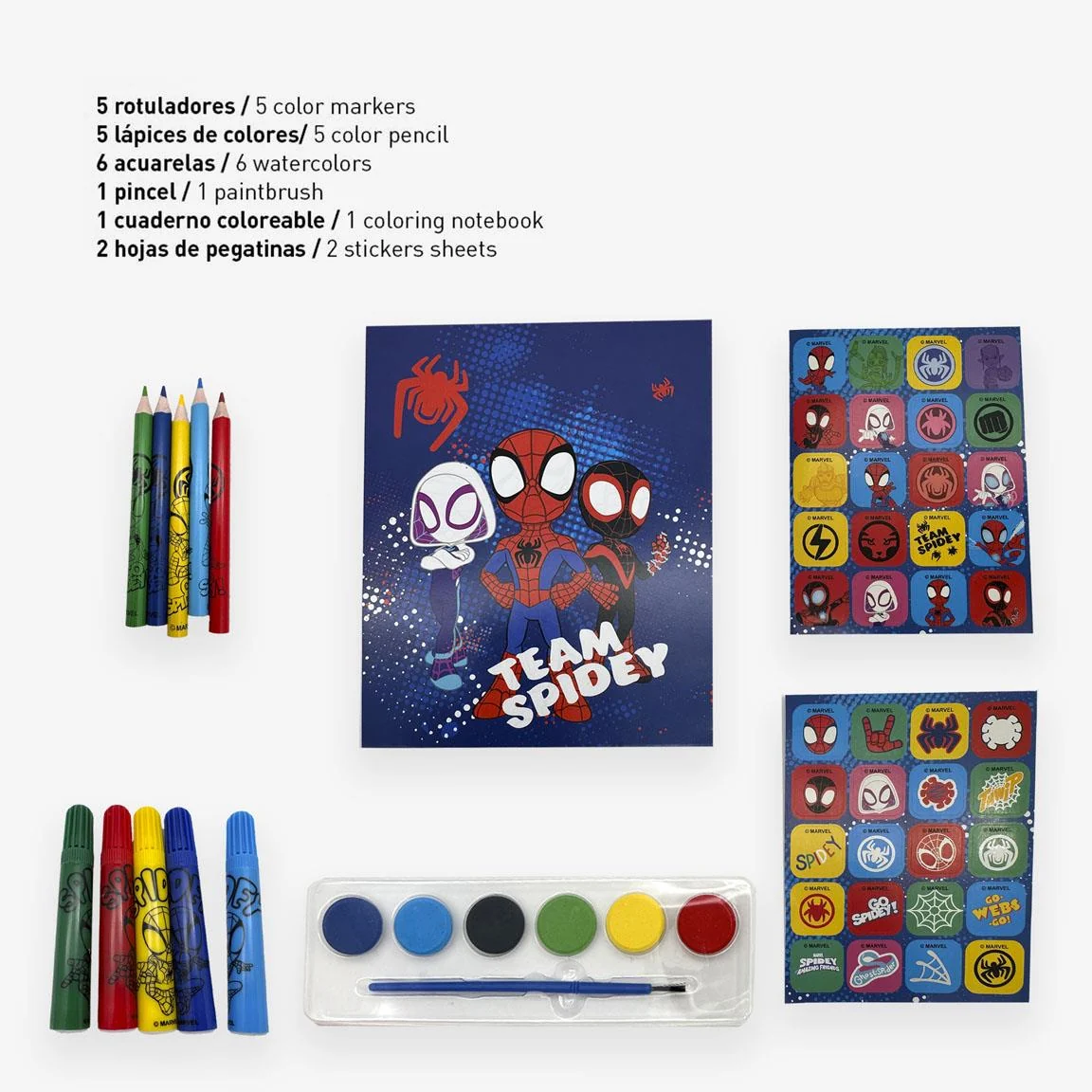 COLOREABLE MOCHILA SPIDEY - Imagen 3