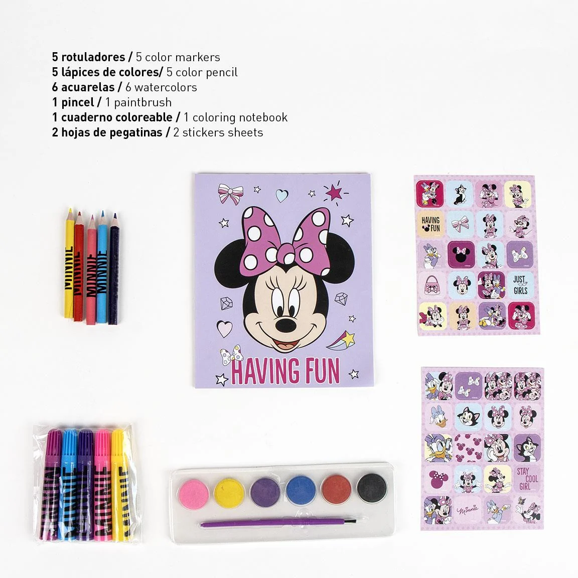 COLOREABLE MOCHILA MINNIE - Imagen 3